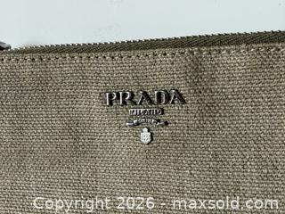 MaxSold Auction: Prada Linen Canvas Wristlet Purse  - Toronto (Ontario, Canada) PARTNER MANAGED Estate Sale Online Auction - Glen Road