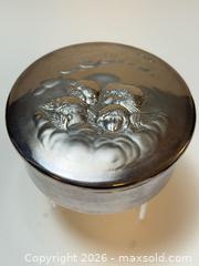 MaxSold Auction: Sterling Silver Angel Repoussé Trinket Box  - Toronto (Ontario, Canada) PARTNER MANAGED Estate Sale Online Auction - Glen Road