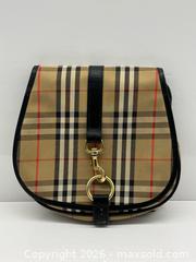 MaxSold Auction: Vintage Burberry Haymarket Check Pattern Crossbody Bag - Toronto (Ontario, Canada) PARTNER MANAGED Estate Sale Online Auction - Glen Road