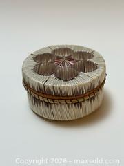 MaxSold Auction: Vintage Canadian Indian Birch Bark + Porcupine Quill Trinket Box  - Toronto (Ontario, Canada) PARTNER MANAGED Estate Sale Online Auction - Glen Road