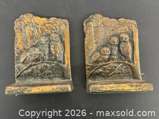 MaxSold Auction: Vintage Candian Cast Iron Owl Bookends - Toronto (Ontario, Canada) PARTNER MANAGED Estate Sale Online Auction - Glen Road