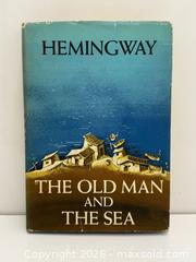 MaxSold Auction: Vintage Early Printing of “The Old Man and the Sea” Book by Ernest Hemingway c.1958 - Toronto (Ontario, Canada) PARTNER MANAGED Estate Sale Online Auction - Glen Road