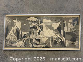 MaxSold Auction: Vintage Guernica Anti War Pablo Picasso Print - Toronto (Ontario, Canada) PARTNER MANAGED Estate Sale Online Auction - Glen Road