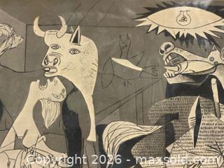 MaxSold Auction: Vintage Guernica Anti War Pablo Picasso Print - Toronto (Ontario, Canada) PARTNER MANAGED Estate Sale Online Auction - Glen Road