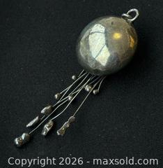 MaxSold Auction: Vintage MCM Brutalist Sterling Pendant  - Toronto (Ontario, Canada) PARTNER MANAGED Estate Sale Online Auction - Glen Road