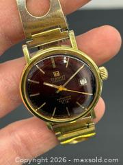 MaxSold Auction: Vintage Men’s Tissot Seastar Visodate Watch Red Face - Toronto (Ontario, Canada) PARTNER MANAGED Estate Sale Online Auction - Glen Road