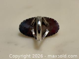 MaxSold Auction: Vintage Navajo Sterling + Gemstone Mosaic Ring  - Toronto (Ontario, Canada) PARTNER MANAGED Estate Sale Online Auction - Glen Road