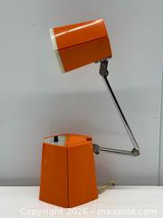 MaxSold Auction: Vintage Space Age Orange Table Task Lamp - Toronto (Ontario, Canada) PARTNER MANAGED Estate Sale Online Auction - Glen Road