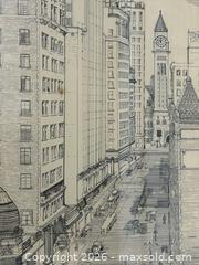 MaxSold Auction: Vintage Toronto Bay Street Etching - Toronto (Ontario, Canada) PARTNER MANAGED Estate Sale Online Auction - Glen Road