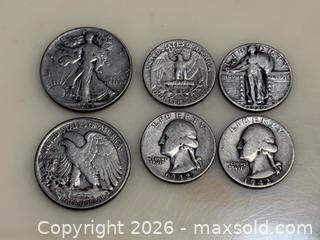 MaxSold Auction: Vintage US Silver .50 & .25 Coins  - Toronto (Ontario, Canada) PARTNER MANAGED Estate Sale Online Auction - Glen Road