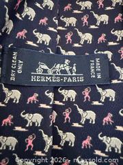 MaxSold Auction: Hermes Silk Monkey + Elephant Tie + Box - Toronto (Ontario, Canada) PARTNER MANAGED Estate Sale Online Auction - Glen Road