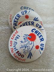 MaxSold Auction: Assorted Pinbacks  - Sun City (Arizona, USA) SELLER MANAGED Reseller Online Auction - West Forrester Drive