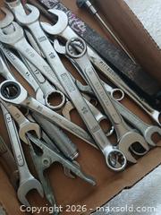 MaxSold Auction: Assorted Tool Lot – Box Wrenches   Lot A - Sun City (Arizona, USA) SELLER MANAGED Reseller Online Auction - West Forrester Drive
