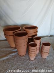 MaxSold Auction: Clay Pots for Planting - Sun City (Arizona, USA) SELLER MANAGED Reseller Online Auction - West Forrester Drive
