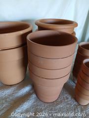 MaxSold Auction: Clay Pots for Planting - Sun City (Arizona, USA) SELLER MANAGED Reseller Online Auction - West Forrester Drive