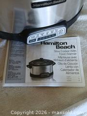 MaxSold Auction: Hamilton Beach Slow Cooker - Sun City (Arizona, USA) SELLER MANAGED Reseller Online Auction - West Forrester Drive