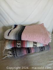 MaxSold Auction: Mexican Blankets – 3   Lot B - Sun City (Arizona, USA) SELLER MANAGED Reseller Online Auction - West Forrester Drive