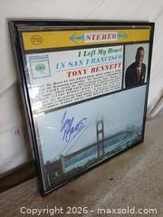 MaxSold Auction: Signed Framed Tony Bennet “I Left My Home in San Franciso” Poster - Sun City (Arizona, USA) SELLER MANAGED Reseller Online Auction - West Forrester Drive