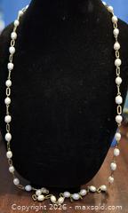 MaxSold Auction: Ann Taylor Gold Tone and Pearl Necklace New with Tags  - Toronto (Ontario, Canada) SELLER MANAGED Downsizing Online Auction - Mcadam Avenue