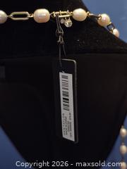 MaxSold Auction: Ann Taylor Gold Tone and Pearl Necklace New with Tags  - Toronto (Ontario, Canada) SELLER MANAGED Downsizing Online Auction - Mcadam Avenue