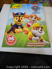 MaxSold Auction: Crayola Paw Patrol Colouring Book  - Toronto (Ontario, Canada) SELLER MANAGED Downsizing Online Auction - Mcadam Avenue