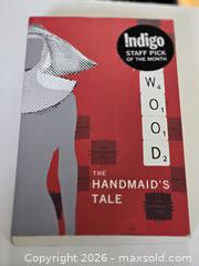 MaxSold Auction: Margaret Atwood The Handmaid's Tale Excellent  - Toronto (Ontario, Canada) SELLER MANAGED Downsizing Online Auction - Mcadam Avenue