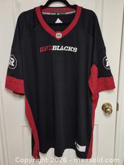 MaxSold Auction: Ottawa RedBlacks CFL Adidas Jersey 4XL - Toronto (Ontario, Canada) SELLER MANAGED Downsizing Online Auction - Mcadam Avenue