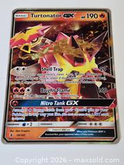 MaxSold Auction: Pokemon Guardians Rising Turtonator GX NM 18/145 - Toronto (Ontario, Canada) SELLER MANAGED Downsizing Online Auction - Mcadam Avenue
