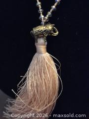 MaxSold Auction: Zacasha Pink Tassel Necklace New with Tag - Toronto (Ontario, Canada) SELLER MANAGED Downsizing Online Auction - Mcadam Avenue
