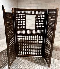 MaxSold Auction: Asian Wooden Screen/Room Divider - Douglas (Massachusetts, USA) PARTNER MANAGED Estate Sale Online Auction - South West Main Street
