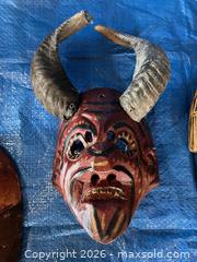 MaxSold Auction: Carved Wooden Masks - Douglas (Massachusetts, USA) PARTNER MANAGED Estate Sale Online Auction - South West Main Street