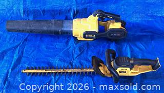MaxSold Auction: DeWalt Blower and Hedgetrimmer - Douglas (Massachusetts, USA) PARTNER MANAGED Estate Sale Online Auction - South West Main Street