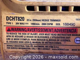 MaxSold Auction: DeWalt Blower and Hedgetrimmer - Douglas (Massachusetts, USA) PARTNER MANAGED Estate Sale Online Auction - South West Main Street
