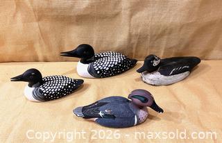 MaxSold Auction: Duck and Loon Decoys, Some Signed  - Douglas (Massachusetts, USA) PARTNER MANAGED Estate Sale Online Auction - South West Main Street