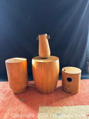 MaxSold Auction: Fir Accent Tables and Objects   - Douglas (Massachusetts, USA) PARTNER MANAGED Estate Sale Online Auction - South West Main Street