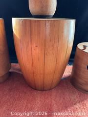 MaxSold Auction: Fir Accent Tables and Objects   - Douglas (Massachusetts, USA) PARTNER MANAGED Estate Sale Online Auction - South West Main Street