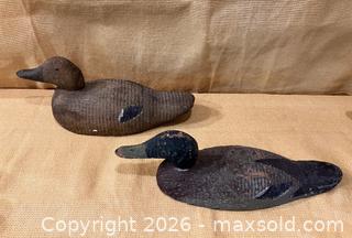 MaxSold Auction: Five Vintage Wooden Duck Decoys, Some Signed - Douglas (Massachusetts, USA) PARTNER MANAGED Estate Sale Online Auction - South West Main Street