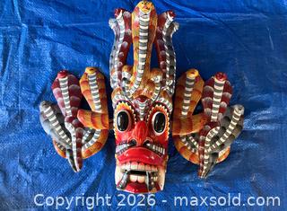 MaxSold Auction: Hand-painted Pacific Rim Masks - Douglas (Massachusetts, USA) PARTNER MANAGED Estate Sale Online Auction - South West Main Street