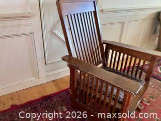 MaxSold Auction: Mission-style Glider  - Douglas (Massachusetts, USA) PARTNER MANAGED Estate Sale Online Auction - South West Main Street