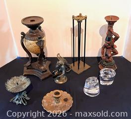 MaxSold Auction: Mixed Candleholders - Douglas (Massachusetts, USA) PARTNER MANAGED Estate Sale Online Auction - South West Main Street