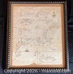 MaxSold Auction: Restrike of 16th C New England Map by Sir Robert Dudley - Douglas (Massachusetts, USA) PARTNER MANAGED Estate Sale Online Auction - South West Main Street