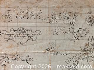 MaxSold Auction: Restrike of 16th C New England Map by Sir Robert Dudley - Douglas (Massachusetts, USA) PARTNER MANAGED Estate Sale Online Auction - South West Main Street