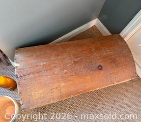 MaxSold Auction: Robert Burr Small Domed Trunk, Mirror, Oil Painting - Douglas (Massachusetts, USA) PARTNER MANAGED Estate Sale Online Auction - South West Main Street