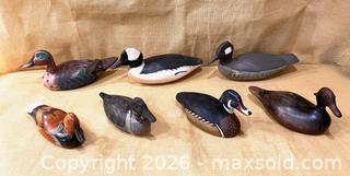 MaxSold Auction: Seven Painted Wood Ducks - Douglas (Massachusetts, USA) PARTNER MANAGED Estate Sale Online Auction - South West Main Street