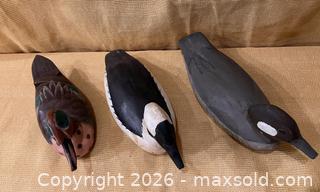 MaxSold Auction: Seven Painted Wood Ducks - Douglas (Massachusetts, USA) PARTNER MANAGED Estate Sale Online Auction - South West Main Street