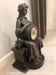 MaxSold Auction: Signed Piolaine Bronze Clock - Douglas (Massachusetts, USA) PARTNER MANAGED Estate Sale Online Auction - South West Main Street