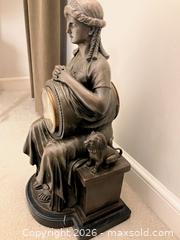 MaxSold Auction: Signed Piolaine Bronze Clock - Douglas (Massachusetts, USA) PARTNER MANAGED Estate Sale Online Auction - South West Main Street