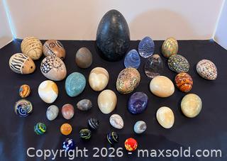 MaxSold Auction: Stone Eggs and Marbles - Douglas (Massachusetts, USA) PARTNER MANAGED Estate Sale Online Auction - South West Main Street