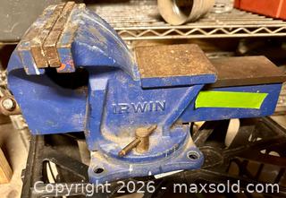MaxSold Auction: Two Bench Vises  including Irwin  and the Athol Machine Co  - Douglas (Massachusetts, USA) PARTNER MANAGED Estate Sale Online Auction - South West Main Street