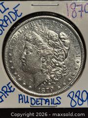 MaxSold Auction: 1879 MORGAN SILVER DOLLAR! BEAUTIFUL  Coin! WOW!    - Aurora (Ontario, Canada) SELLER MANAGED Estate Sale Online Auction - Closs Square